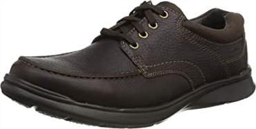 Marrón Marrón Aceitoso Clarks Hombres Cotrell Edge Oxford