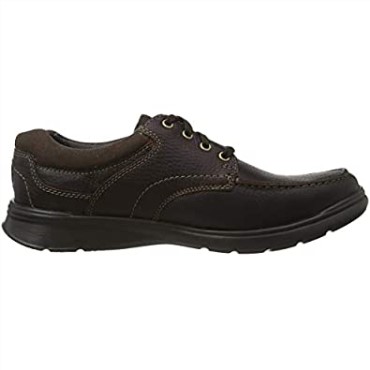 Marrón Marrón Aceitoso Clarks Hombres Cotrell Edge Oxford