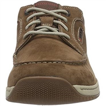 Marrón Marrón Tumb Clarks Hombres Javery Time Derby