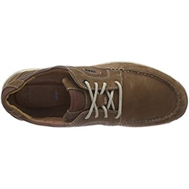 Marrón Marrón Tumb Clarks Hombres Javery Time Derby