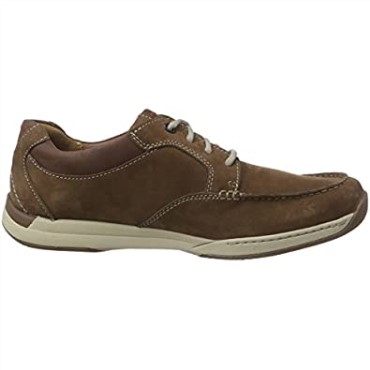 Marrón Marrón Tumb Clarks Hombres Javery Time Derby