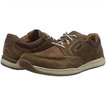 Marrón Marrón Tumb Clarks Hombres Javery Time Derby