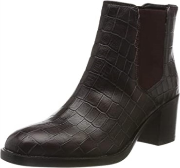 Marrón Burdeos Burdeos Clarks Botines Mujer Mascarpone Bay