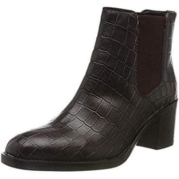Marrón Burdeos Burdeos Clarks Botines Mujer Mascarpone Bay