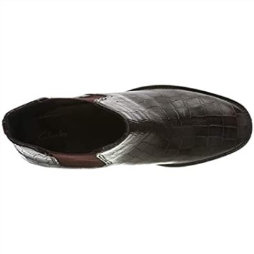 Marrón Burdeos Burdeos Clarks Botines Mujer Mascarpone Bay
