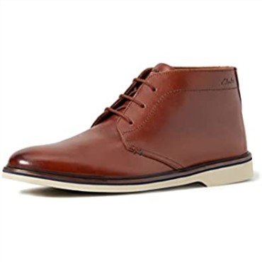 Marrón Clarks Malwood Mid Chukka Bota Para Hombre