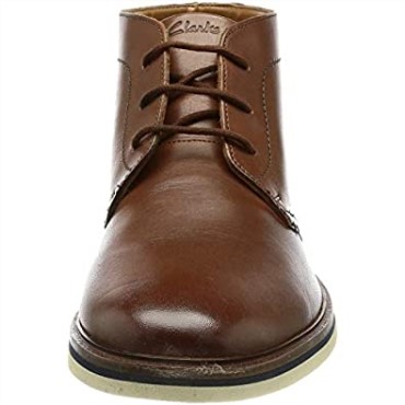 Marrón Clarks Malwood Mid Chukka Bota Para Hombre
