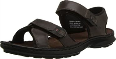 Sandalias Marrones Clarks Swing Dale Para Hombre
