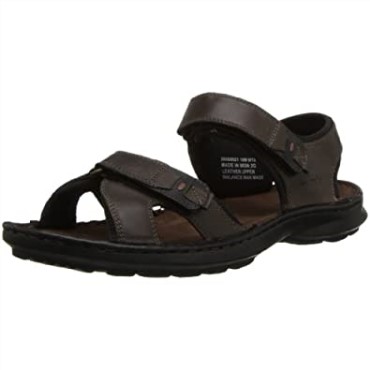 Sandalias Marrones Clarks Swing Dale Para Hombre