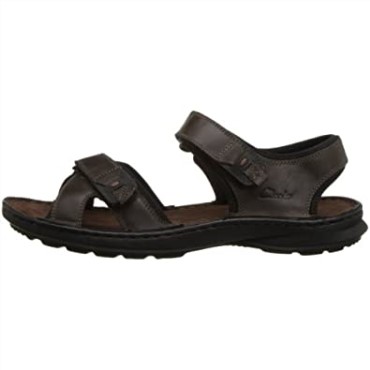 Sandalias Marrones Clarks Swing Dale Para Hombre