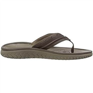 Marrón Clarks Wesley Post Chanclas Para Hombre