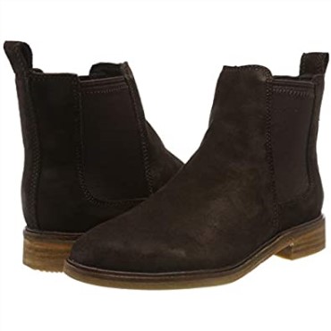 Marron Marron Oscuro Marron Oscuro Botas Biker De Mujer Clarkdalelohot Clarks