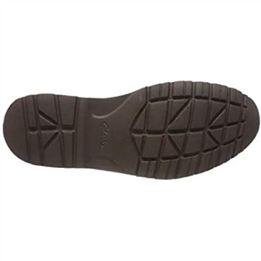Marrón Marrón Oscuro Lea Marrón Oscuro Lea Clarks Hombres Vargo Vibe Derbys