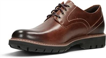 Marrón Bronceado Oscuro Lea Clarks Batcombe Hall Derbys Para Hombre