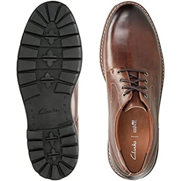 Marrón Bronceado Oscuro Lea Clarks Batcombe Hall Derbys Para Hombre