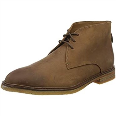 Marrón Bronceado Oscuro Lea Clarks Hombres Clarkdale Bara Botas Clásicas
