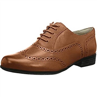 Marrón Tostado Oscuro Lea Clarks Derby De Roble Hamble Para Mujer
