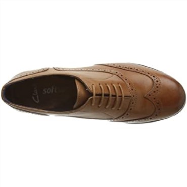 Marrón Tostado Oscuro Lea Clarks Derby De Roble Hamble Para Mujer
