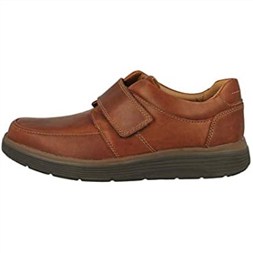 Mocasines Con Tiras Un Abode Para Hombre En Piel Marrón Oscuro Clarks