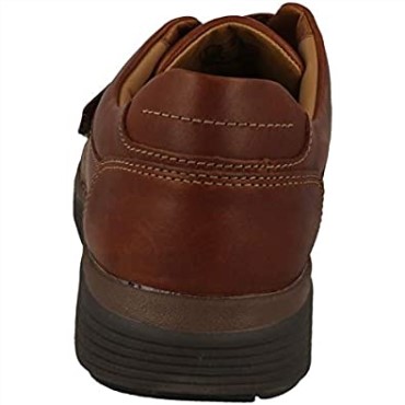 Mocasines Con Tiras Un Abode Para Hombre En Piel Marrón Oscuro Clarks