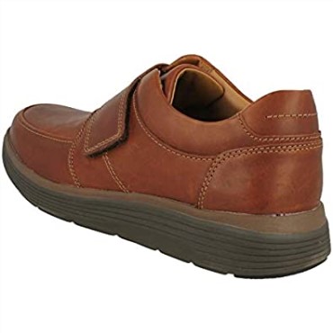Mocasines Con Tiras Un Abode Para Hombre En Piel Marrón Oscuro Clarks