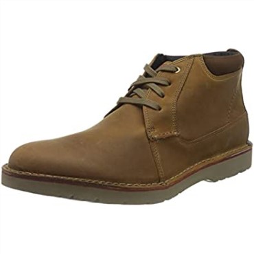 Derby Vargo De Cuero Marrón Oscuro Para Hombre Clarks