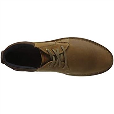 Derby Vargo De Cuero Marrón Oscuro Para Hombre Clarks