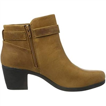 Brown Dark Tan Oily Dark Tan Oily Botines Clarks Mujer Un Lindel Lo