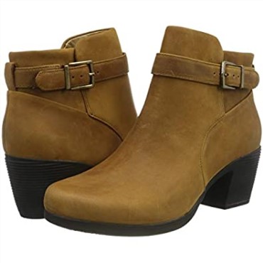 Brown Dark Tan Oily Dark Tan Oily Botines Clarks Mujer Un Lindel Lo