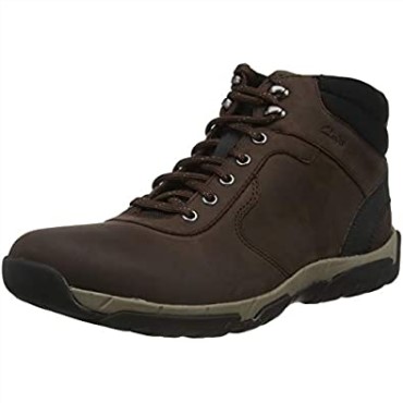 Bota De Media Caña Clarks Grove Hi Ii De Cuero Marrón Para Hombre