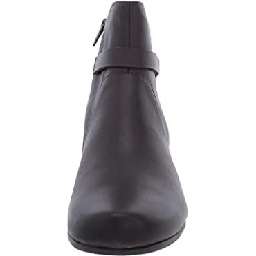 Botines De Mujer Clarks Un Damson En Piel Marron