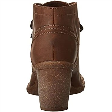 Botas Carleta Lyon De Mujer Clarks De Nobuk Engrasado Marrón