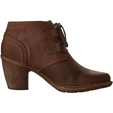 Botas Carleta Lyon De Mujer Clarks De Nobuk Engrasado Marrón