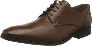 Derbys De Cuero Marrón Tostado De Cuero Tostado De Los Hombres Clarks Gilman Cap