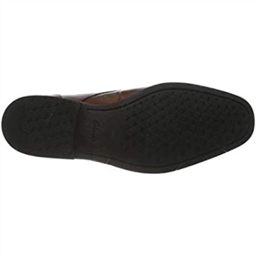 Derbys De Cuero Marrón Tostado De Cuero Tostado De Los Hombres Clarks Gilman Cap