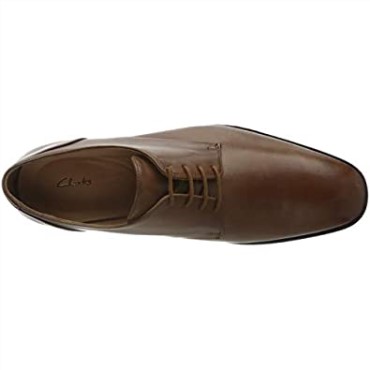 Derbys De Cuero Marrón Tostado De Cuero Tostado De Los Hombres Clarks Gilman Cap