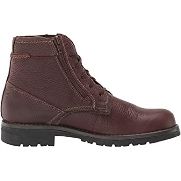 Botines De Hombre Morris High Impermeables De Piel Marrones Clarks