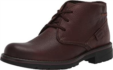 Botas Chukka Impermeables Clarks Morris Peak De Hombre En Piel Marron