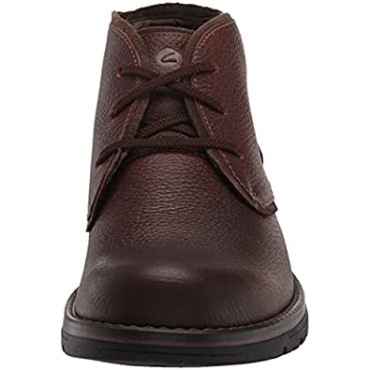 Botas Chukka Impermeables Clarks Morris Peak De Hombre En Piel Marron
