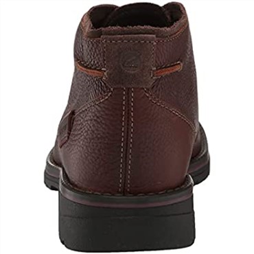 Botas Chukka Impermeables Clarks Morris Peak De Hombre En Piel Marron