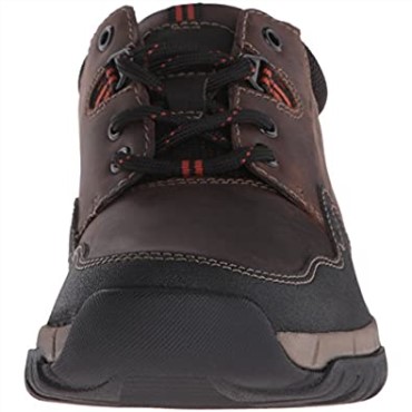 Oxford Clarks Para Hombre En Piel Impermeable Marrón Con Borde Walbeck