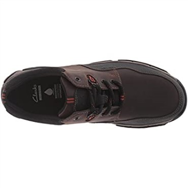 Oxford Clarks Para Hombre En Piel Impermeable Marrón Con Borde Walbeck