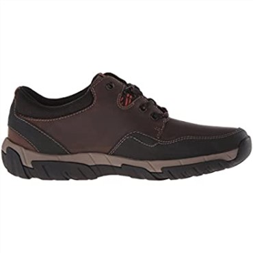 Oxford Clarks Para Hombre En Piel Impermeable Marrón Con Borde Walbeck