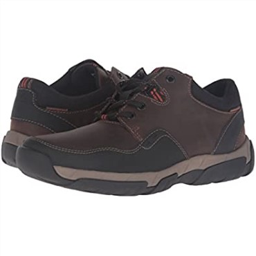 Oxford Clarks Para Hombre En Piel Impermeable Marrón Con Borde Walbeck