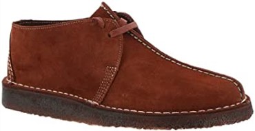 Zapatos Hombre Clarks Desert Trek Ante Burdeos