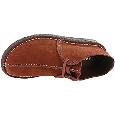Zapatos Hombre Clarks Desert Trek Ante Burdeos