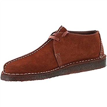 Zapatos Hombre Clarks Desert Trek Ante Burdeos