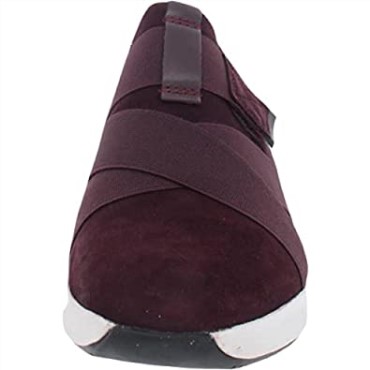 Zapatos Deportivos Y De Entrenamiento De Ante Burdeos Clarks Unstructured Un Rio Strap Para Mujer
