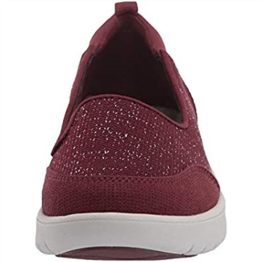 Zapatilla Mujer Clarks Adella Blush Textil Burdeos