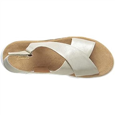 Champagne Lea Jemsa Cross Sandalia Para Mujer Clarks